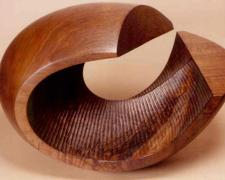 Billow, 1998, Texas walnut, 10 3/4 x 16 x 8 3/4"