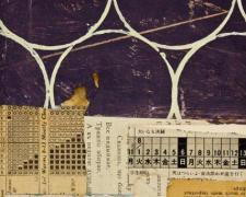 Scott Gordon, "document #9", 2013, mixed media collage, f.s. 15 1/4 x 12 1/4" / i.s. 7 1/4 x 5"