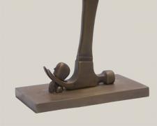 Man and Hammer, 1997, bronze, 13 x 8 5/8 x 5 1/2", ed. 3/6