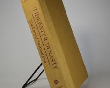 Tidewater Dynasty, 2016, bound book, found objects, 9 1/2 x 12 x 1 1/2"