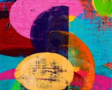 Turnabout, 2006, acrylic on board, 8 1/2 x 6 1/2"