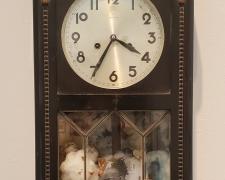 Ann Johnson, Time Won't Give Me Time, 2021, intaglio on raw cotton, found objects