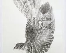 "All That Was Promised To Me", 2022, graphite on cotton paper, p.s. 30 1/4 x 22"/f.s. 35 x 27"