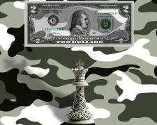 "Aaron Burr, from Political Currency Series", 2026, pigment print on Hahnemuhle German etching paper, 20 x 20", ed. 1 of 3