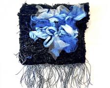 "To the Yard Sale III", 2026, textile weaving, 10 x 8"