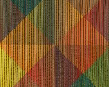 Chromatic Interference #16, 2016, cardboard, paper, wood, aluminum, 22 x 22 x 1 1/2"