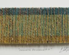 Chromatic Resonance #12, 2016, paper, cardboard, i.s. 2 1/4 x 5 1/2 x 1/2" / f.s. 12 x 15 x 1 1/2"