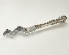 "Boing!!!", 2025, sterling and stainless steel, 9 x 1 x 1/2"