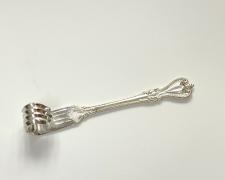 "Butter Knife" (view 1), 2026, sterling, 4 3/4 x 3/4 x 7/8"