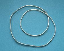 Edward Lane McCartney, "Line", bangle bracelet: sterling (view 1)