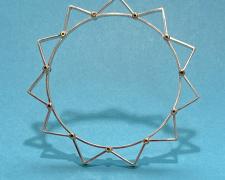 Edward Lane McCartney, "Moorish I", 2025, bangle bracelet: sterling, brass