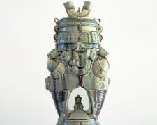 "Guardian 7", 2025, ceramics, 48 x 17"