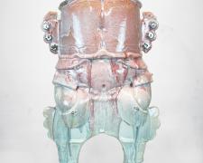 "Guardian 19", 2025, ceramics, 27 x 18 x 8"