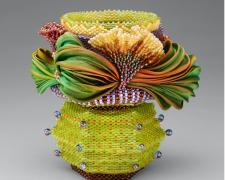 Heather Logan, "Glory Be", beadwork, 3 x 3 x 3"