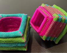Heather Logan, "Lit From the Inside", beadwork, 5 1/2 x 2 1/2 x 2 1/2" (view 2)