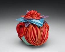 Heather Logan, "Poof", beadwork, 3 x 3 x 3"