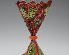 Heather Logan, "Proud Mary", beadwork, 5 1/4 x 3 x 3"