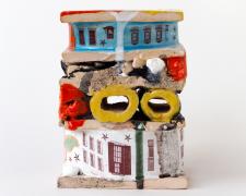 "Mini Chunk", 2022, fired clay, glaze, 6 1/2 x 5 x 4 1/2"