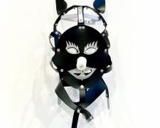 Scold's Bridle: The American Presidential Election of 2016, 2016, rubber, aluminum, ceramic, 18 x 10 x 10"