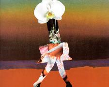 Ipanema, 2014, archival print on wood panel (from a handmade collage), 41 1/2 x 38 1/4"