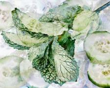 cucumber and mint