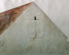 Hay Lift, 1974, acrylic on paper, p.s. 18 x 24"