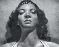 Stoic, 2020, charcoal on paper, 30 x 20"
