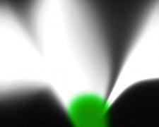 Catherine Asher Morgan, "Lily of Darkness", 2022, digital photography and digital painting on silk, f.s. 25 1/2 x 19" / i.s. 21 1/2 x 15"