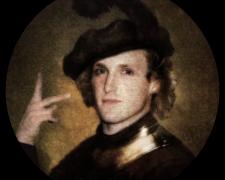 Portrait of Logan Paul, 2019, pigment print on Hahnemuhle photo rag, 20 x 20", ed. of 10