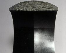 The Wave, Summer, 2006, Brazilian black granite, 20 1/2 x 13 x 6 1/4"