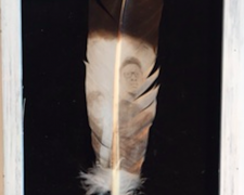 Mama's Boy, 2016, intaglio, found objects, 25 1/2 x 8 1/4 x 3 1/2"