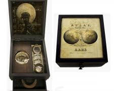 Mars Atlas, 2013, assemblage, 8 x 7 1/2 x 5"