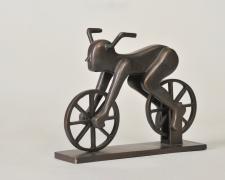 Bicycle Man, 1991, bronze, 5 1/2 x 3 x 6 1/2", ed. 2/10