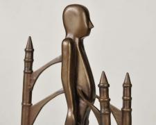 "Gothic Man", 1987, bronze, 8 x 3 1/2 x 4 1/2", edition of 10