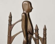 "Gothic Man", 1987, bronze, 8 x 3 1/2 x 4 1/2", edition 3 of 10