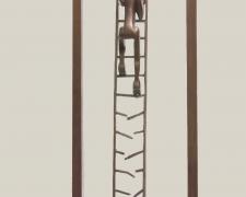 Man Climbing Ladder, 2000, bronze, 23 5/8 x 9 x 9 1/2", ed. A/P 3