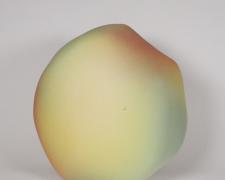 "Breezy Touch", 2025, ceramic, glaze, 7 x 6 1/2 x 4" (view 2)