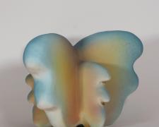 "Chrystalline Change" (view 3), 2026, ceramic, glaze, 10 x 13 x 11"