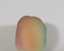 "Fire Paw" (view 5), 2026, ceramic, glaze, 7 x 6 x 4"
