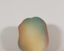 "Fire Paw" (view 3), 2026, ceramic, glaze, 7 x 6 x 4"