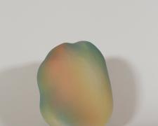 "Fire Paw" (view 4), 2026, ceramic, glaze, 7 x 6 x 4"