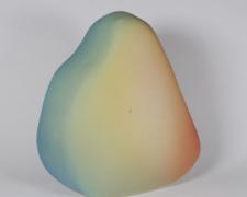 "Meditation Body", 2025, ceramic, glaze, 7 x 6 x 3 1/2" (view 2)