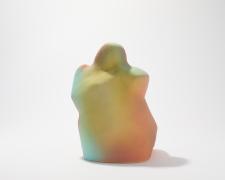 "Merce Mountain Moves", 2023, glazed ceramic, 15 x 14 x 7"