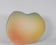 "Mountain Reflecting the Sun", 2025, ceramic, glaze, 6 x 7 x 4" (view 2)