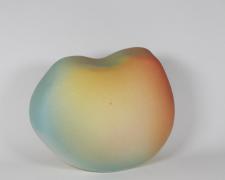 "Mountain Reflecting the Sun", 2025, ceramic, glaze, 6 x 7 x 4" (view 3)