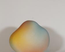 "Sunshower Cloud" (view 2), 2026, ceramic, glaze, 7 x 9 x 5"
