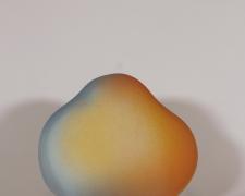 "Sunshower Cloud" (view 4), 2026, ceramic, glaze, 7 x 9 x 5"