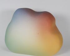"Thunder Cloud", 2025, ceramic, glaze, 6 x 7 x 4" (view 2)