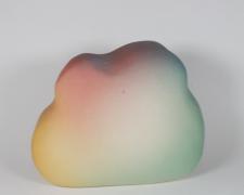 "Thunder Cloud", 2025, ceramic, glaze, 6 x 7 x 4" (view 3)