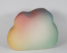 "Thunder Cloud", 2025, ceramic, glaze, 6 x 7 x 4" (view 4)